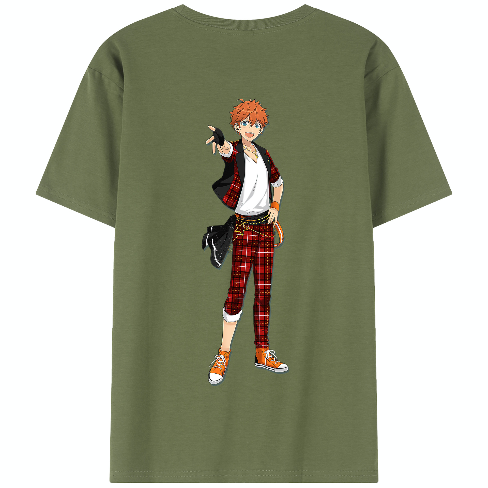 （画像用） あんさんぶるスターズ! Ensemble Stars 綿100％半袖Tシャツ（背面プリント）